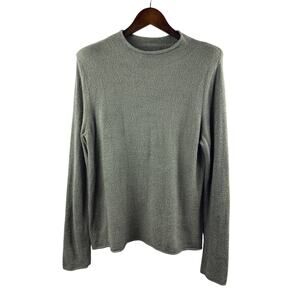 Women’s Barefoot Dreams Large Sage Green Pull Over Plush Sweater